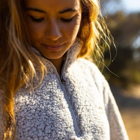 🔆RIP CURL🔆 DARK N STORMY 1/4 ZIP CRW SOFT JACKET SWEATER - Picture 6 of 16